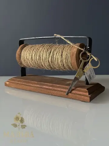 Держатель для верёвки "Сад" металл-дерево от CAMPO Home & Garden 28x10x15 см