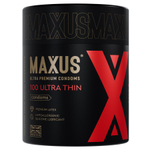 Ультратонкие презервативы в железном кейсе Maxus Ultra Thin X-Edition 100шт