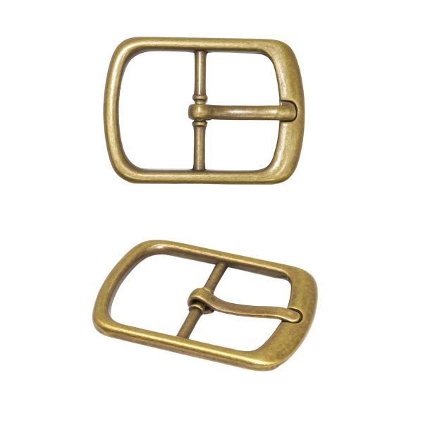 Пряжка ременная металл 27.0 мм (внешн. 33х46 мм), латунь, 10 шт, BIG