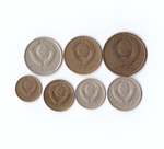 Набор монет (7 шт) 1984г. 1,2,3,5,10,15,20копеек XF