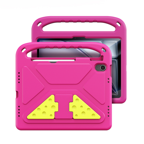 Детский чехол розового цвета на планшет iPad Air 11 (2024-) и Pro 11 (2024-), серия Puff Series Case от Dux Ducis