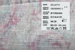Рогожка Dolcetto Cachemire (Дольчетто Кашемир) D 98 Turquesa