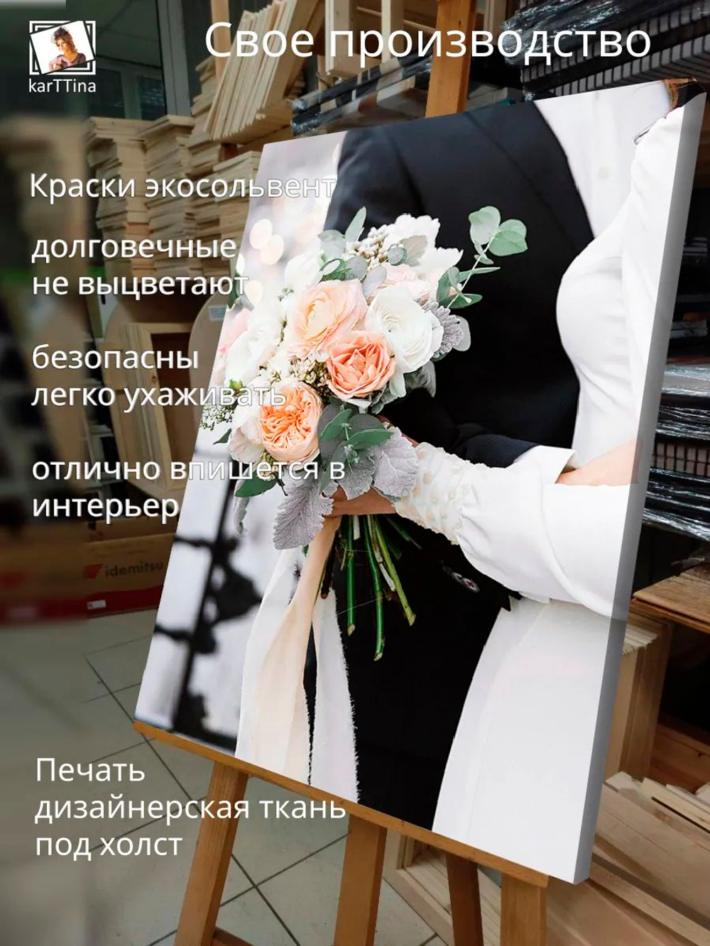 Картина "Утро рождестваг", галерейная 50х70см 1шт.