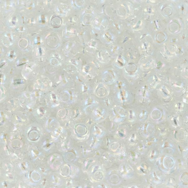 Бисер Zlatka 11/0 (2.1 мм), 100 г (10х10 г), №0161 прозрачный, GR