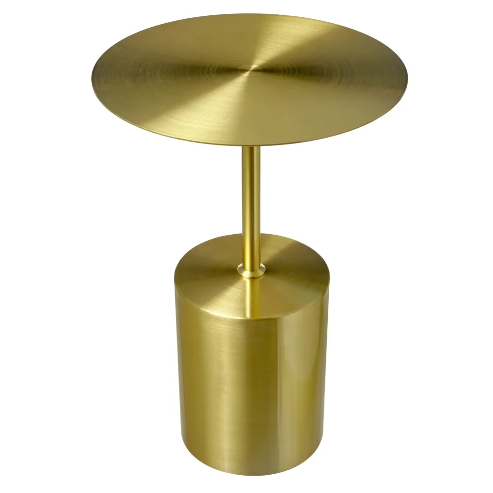 Кофейный столик Bradex Home Solid диам.40см x 58см, золотой, металл
