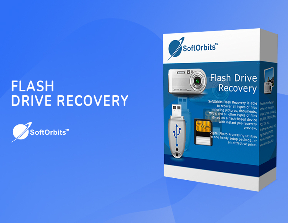 SoftOrbits Flash Drive Recovery (Восстановление флеш-карт) [Цифровая версия] (для ПК, цифровой код доступа)
