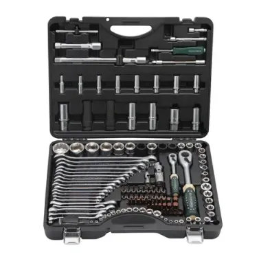 Набор инструментов 125+6пр.1/4''1/2''(6-гран.)(4-36мм,36-12гр.)+(ключи трещоточные:8х10,12х13мм, ключи резрезные:8х10,9х11,12х13мм) RockFORCE RF-41251-5 PREMIUM