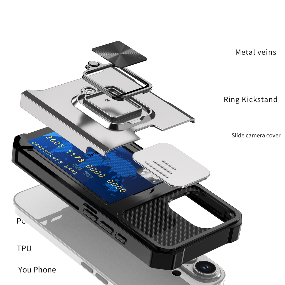 Противоударный чехол Сard Reader Case для iPhone 17