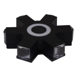 08231-9.2-007U LED4W+6*3W RGB BK светильник настенный Reluce, LED