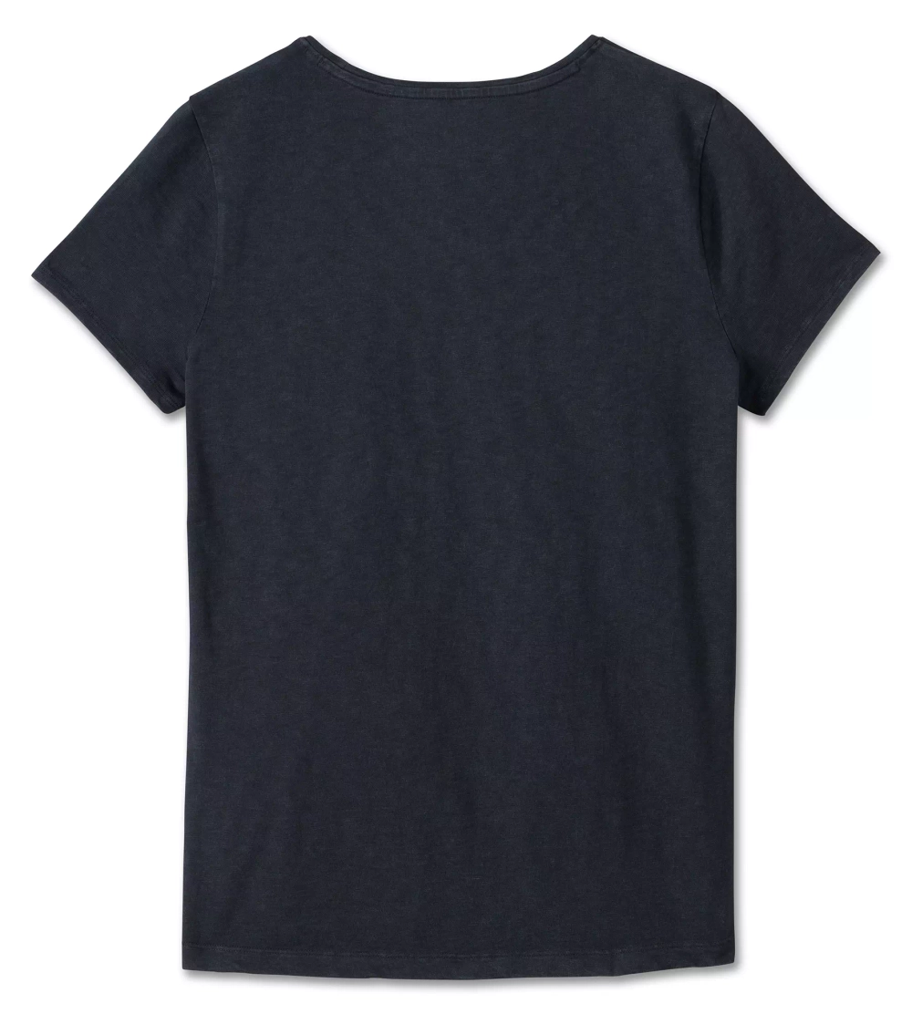 Футболка Women´s T-Shirt United V-Neck Rosebud Black Harley-Davidson