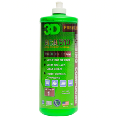 3D Режущая полировальная паста ACA 510 Rubbing Compound 0,95л