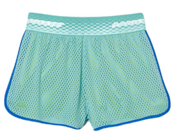 Женские Шорты теннисные Lacoste Tennis Shorts With Built-In Undershorts - green/yellow