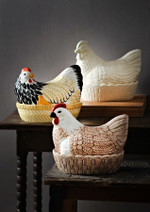 Подставка для яиц hen кремовая