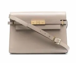 Сумка Saint Laurent Manhattan Baguette бежевый