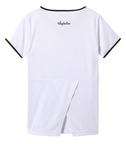 Женская теннисная футболка Australian T-Shirt Ace With Back Split - bianco/altro colore