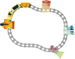 Конструктор LEGO Duplo 10428 Большой интерактивный общественный поезд