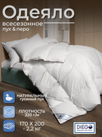 Одеяло Прованс двуспальное 172х200 Белое