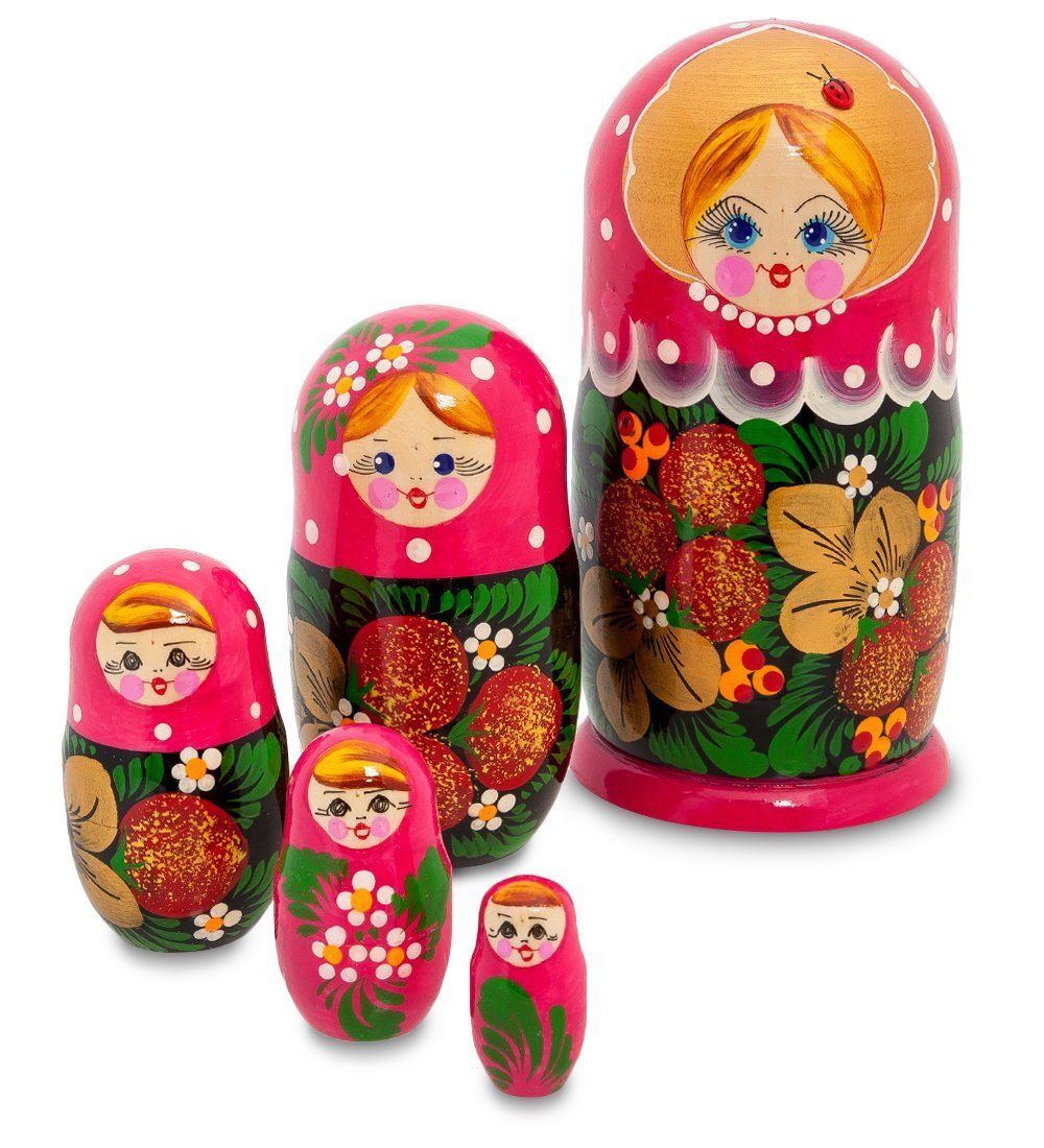 Народные промыслы МР-27/11-B Матрешка 5-кукольная «Настенька»