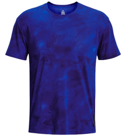 Мужская теннисная футболка Under Armour Men's UA Run Anywhere Streaker Short Sleeve - небесный
