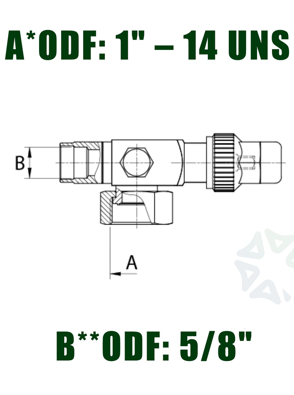 Запорный вентиль BC-VR-1-5/8 N