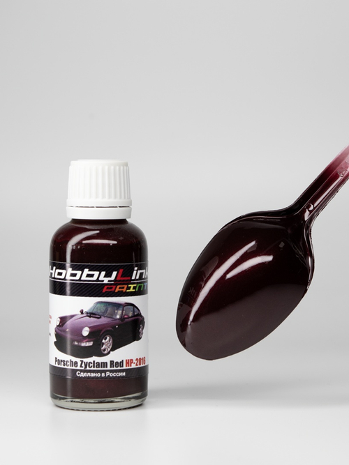 Краска лаковая HobbyLink Porsche Zyclam Red HP-2016
