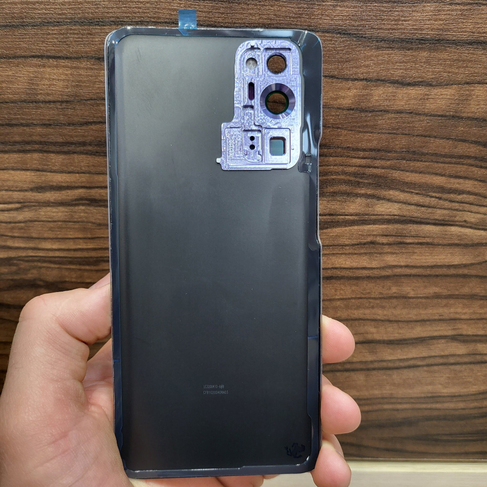 Крышка для Honor 30 Pro Plus - задняя стеклянная панель "хорошее качество" (серебристого цвета)