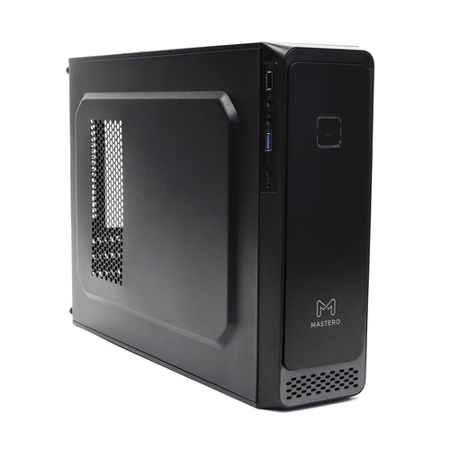 Корпус Mastero BCS-01, БП:400W, mATX, чёрный, 1xUSB2, 1xUSB3 (MST-BCS-01-400W-B)