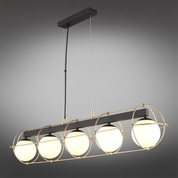 Подвесной светильник 5*G9 APL.317.03.05 черный/золото Mahot Aployt