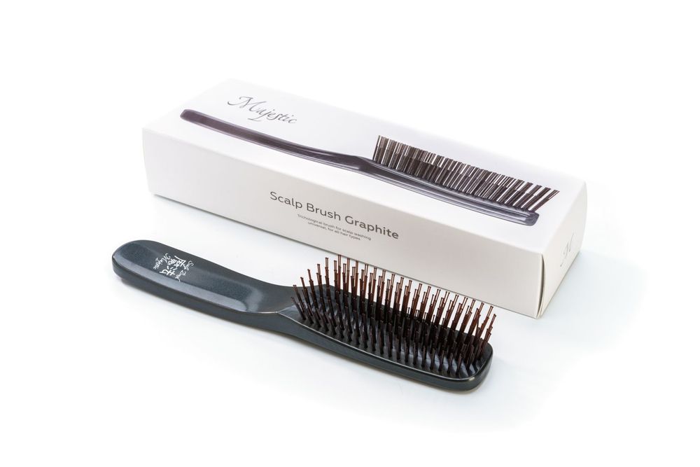 Расческа Majestic Scalp Brush графит