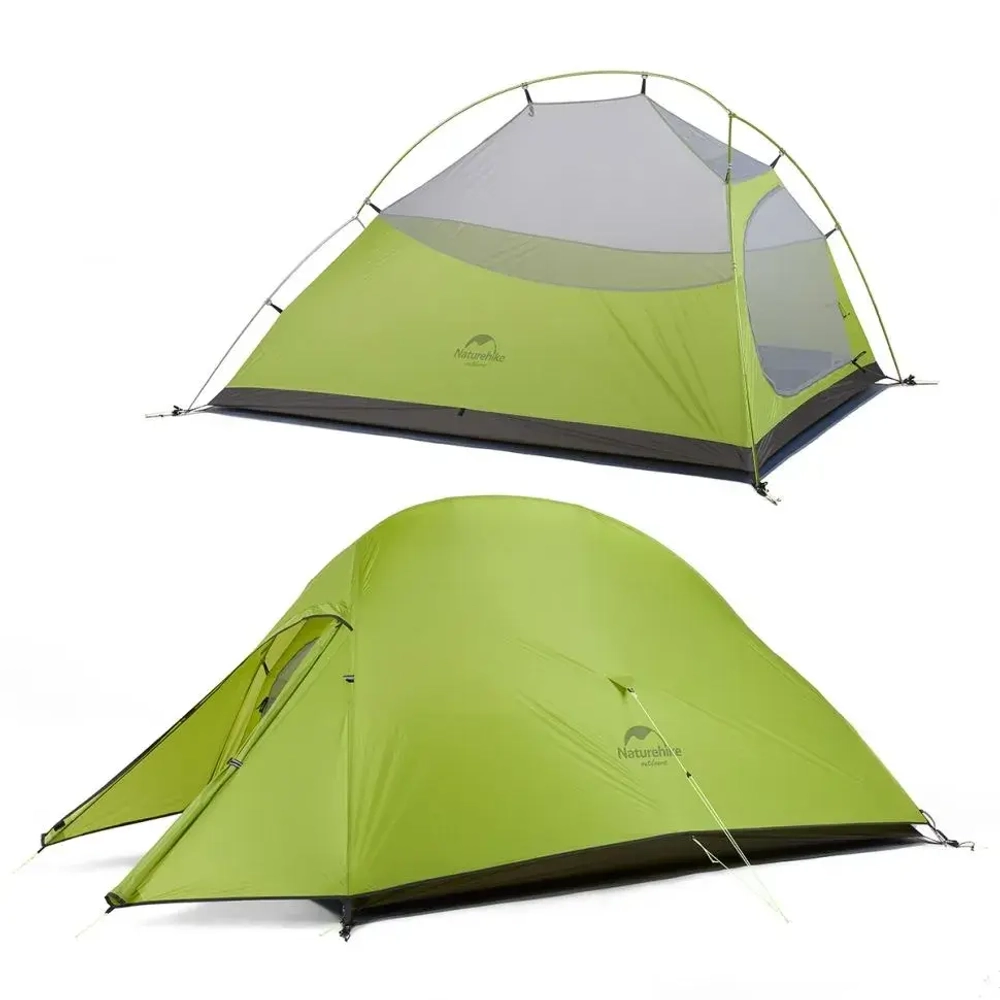 ПАЛАТКА NATUREHIKE CLOUD UP 2 ULTRA-LIGHT С КОВРИКОМ