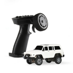 Радиоуправляемый внедорожник Jeep белый c камерой 1:64 4x4 , Набор Sniclo FPV 3015 , Машина+пульт+Очки FPV обновленная модель
