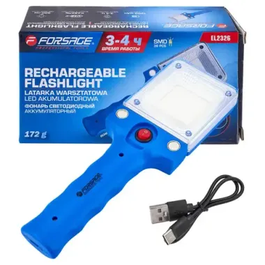 Фонарь светодиодный аккумуляторный Forsage F-EL2326