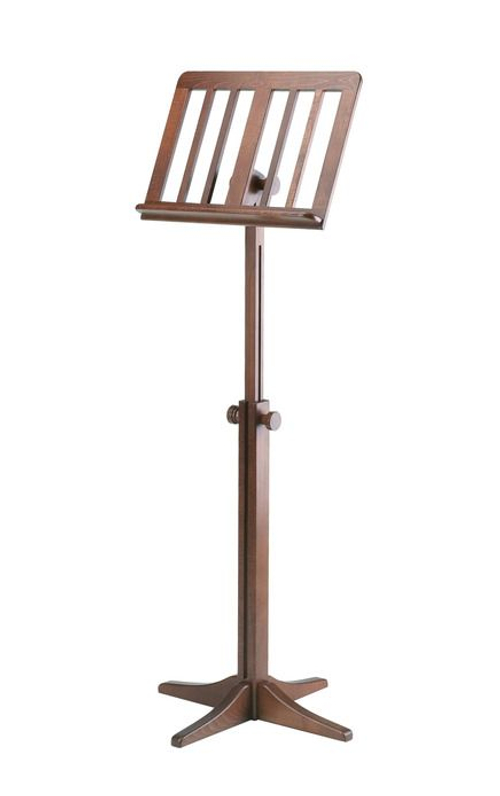 K&M 11611-000-00 пюпитр деревянный, массив бука, цвет орех