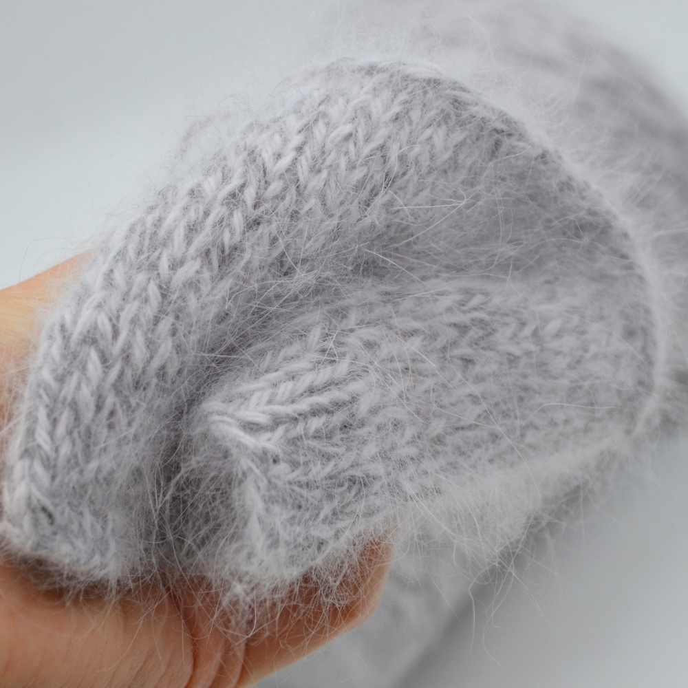 Filati Biagioli Modesto Art. Angora 80 (серое мулине)