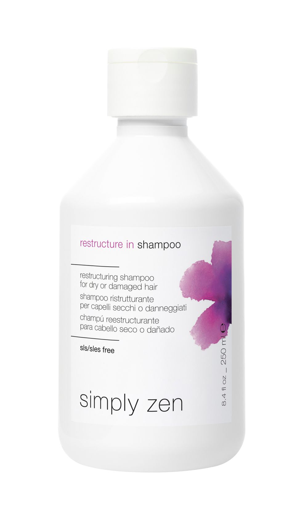 Simply Zen Restructure In Shampoo 250 мл — восстанавливающий шампунь для поврежденных волос