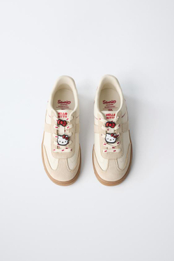 ZARA КРОССОВКИ HELLO KITTY© SANRIO, БЕЛЫЙ