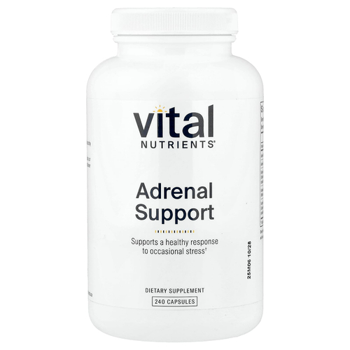 Vital Nutrients, добавка для поддержки надпочечников, 240 капсул