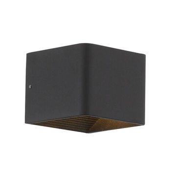 Светильник настенный LED 1*6W 3000K SL455.041.01 чёрный Grappa 2 ST-Luce