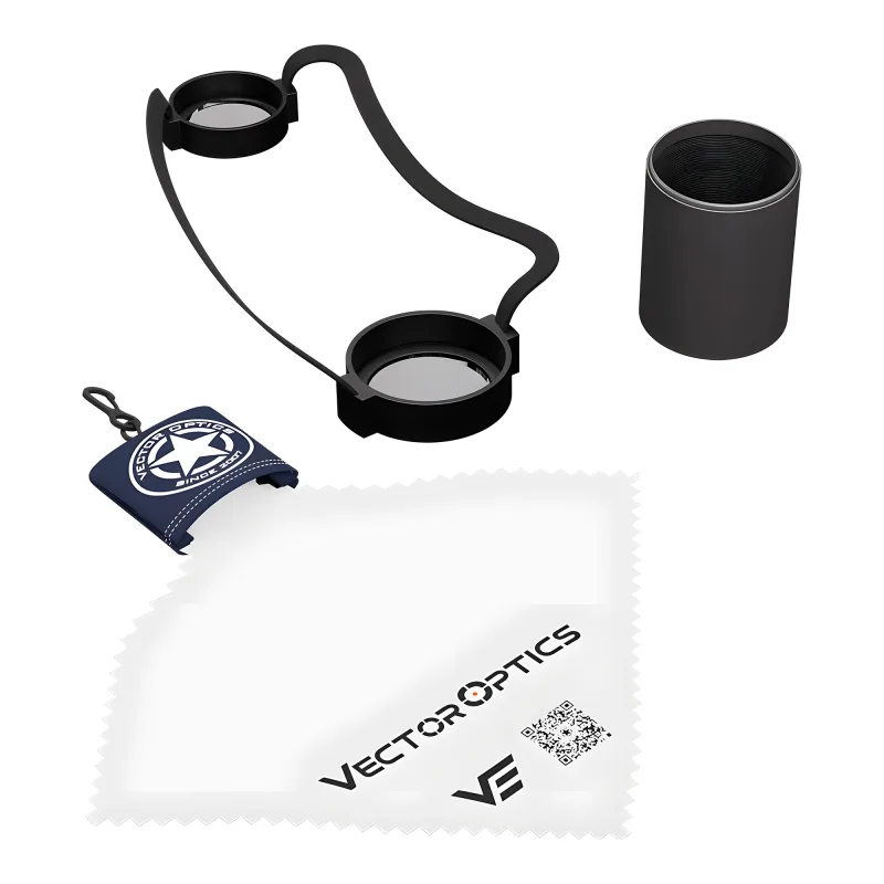 Прицел Vector Optics Continental Hunting ED 2-16x50, SF, VET-10BDC (MOA) - комплектация, крышки, бленда и салфетка