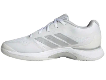 Женские Кроссовки теннисные Adidas Avacourt 3 - cloud white/silver metallic/dash grey