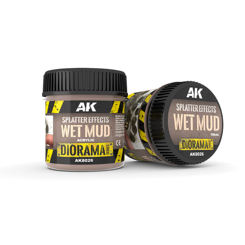 Паста для моделирования AK Interactive Splatter Effects Wet Mud 100ml