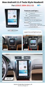 Установочный комплект для LEXUS GS 2004-2011  KUBERG ZF-1252H-Q6