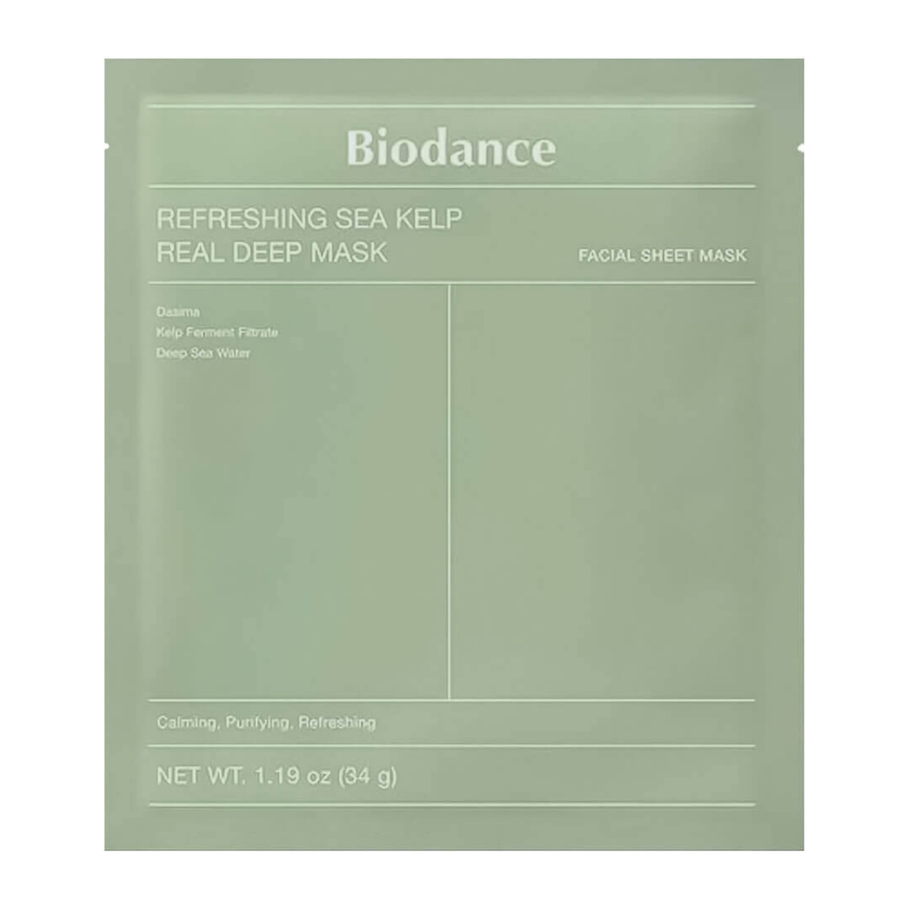 Biodance Refreshing Sea Kelp Real Deep Mask 1шт