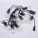 Гирлянда для улицы НИТЬ «Бегущие огни» 5м 10 ламп LED (6*7 см), черный провод, авторежим-водопад,IP-65, Теплый белый (возможность соединения)