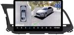 Магнитола для Hyundai Elantra 6 2016-2018 (штатная КЗВ, рамка тип 2) - Teyes CC3-2K-360 монитор 13" 2K QLED на Android 10, Быстрая, CarPlay, 4G SIM-слот, 4 камеры в комплекте