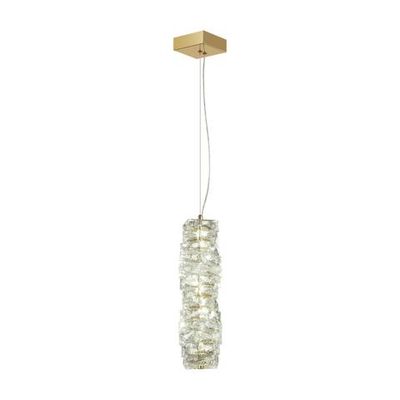4999/10L HALL ODL23 623 золотой/прозрачный/металл/хрусталь Подвес LED 10W 4000K STRAZA