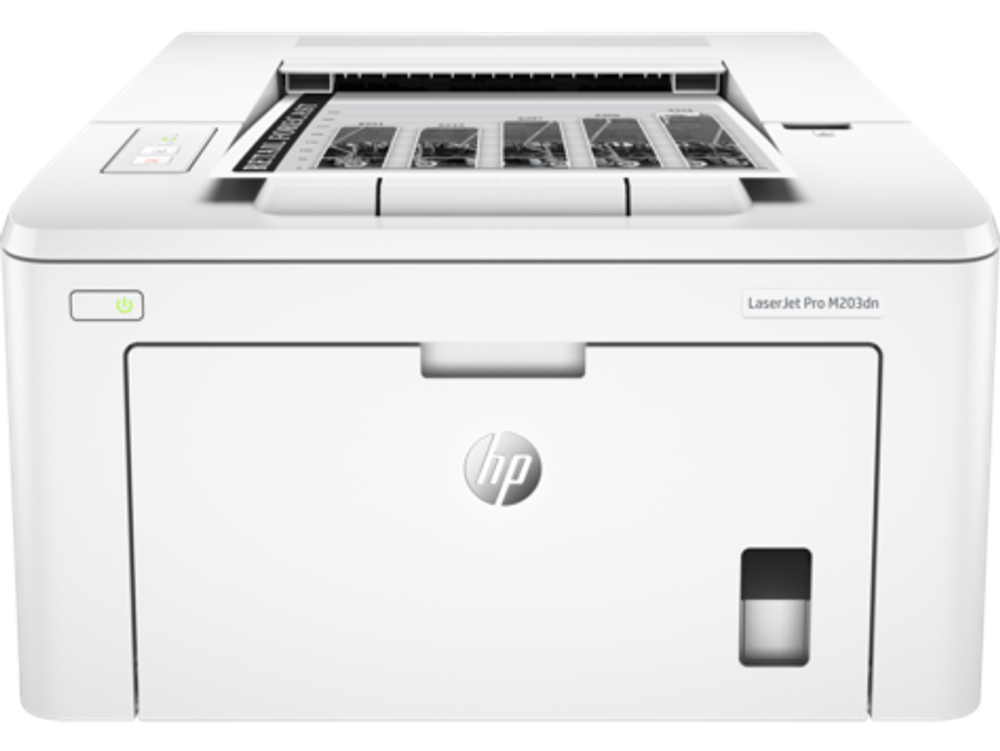 Принтер лазерный HP LaserJet Pro M203dn черно-белый, цвет:  белый (g3q46a)