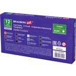 Пастель сухая художественная BRAUBERG ART CLASSIC, 12 цветов, ГРАФИКА, круглое сечение, 181458