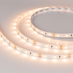 Светодиодная лента RT-A60-8mm 12V Warm3000 (4.8 W/m, IP20, 2835, 5m) (Arlight, Открытый) 024092(2)