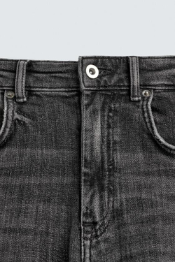 ZARA ДЖИНСЫ SKINNY FIT, СЕРЫЙ
